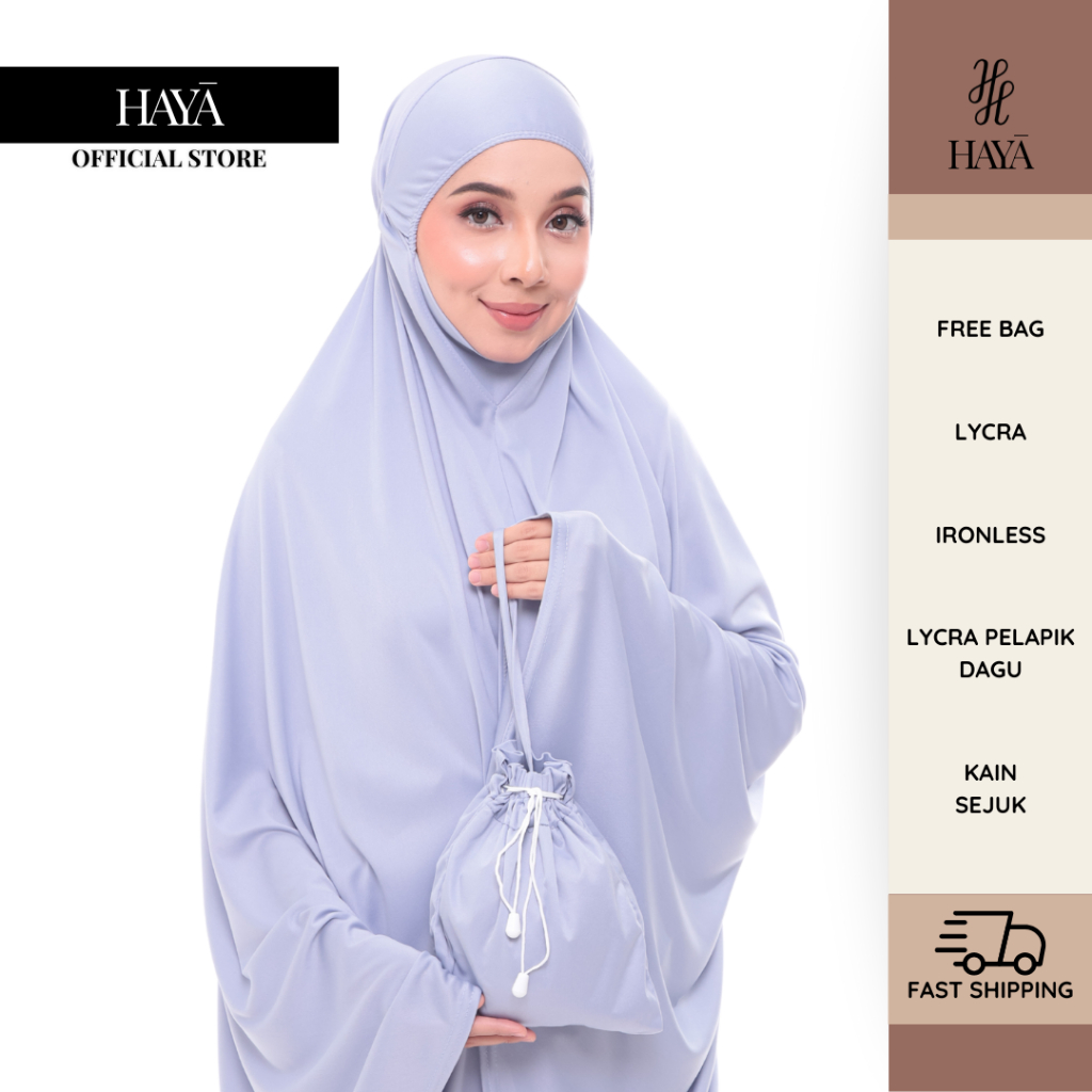 DIANELLA TELEKUNG TRAVEL MUSLIMAH CANTIK TELEKUNG IRONLESS FREE TRAVEL BAG TELEKUNG SELESA ANTI KEDUTAN PLAIN KEMAS