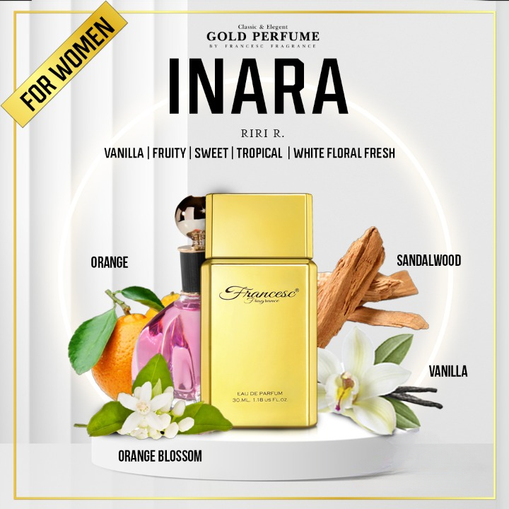 INARA SPECIAL EDITION  | 1ST GOLD PERFUME WOMEN SPECIAL EDITION |30ML | READY STOCK FROM [HQ]