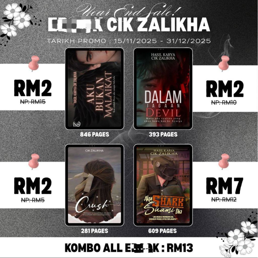 CIK ZALIKHA | CRUSH | AKU BUKAN MALAIKAT | DALAM JAGAAN DEV!L | AKU SHARK SUAMI DIA