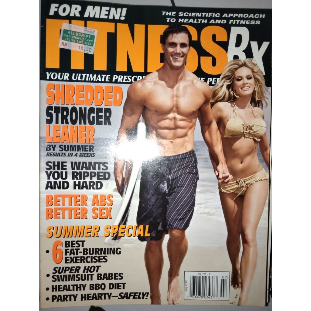 Fitness july 2008 majalah terpakai