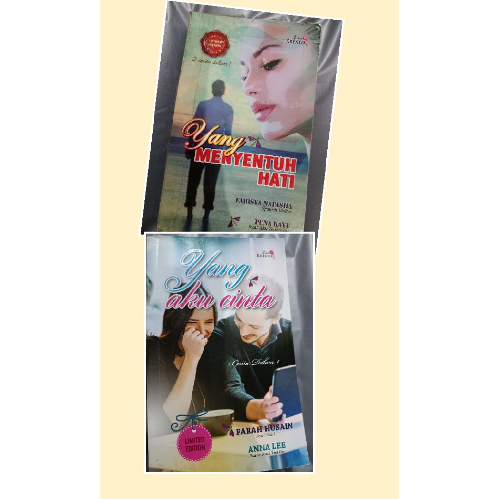 PRELOVED LIMITED EDITION NOVEL CINTA MELAYU (1 BUKU 2 CERITA)