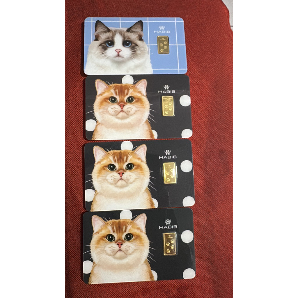 Gold bar 1g Habib 999.9