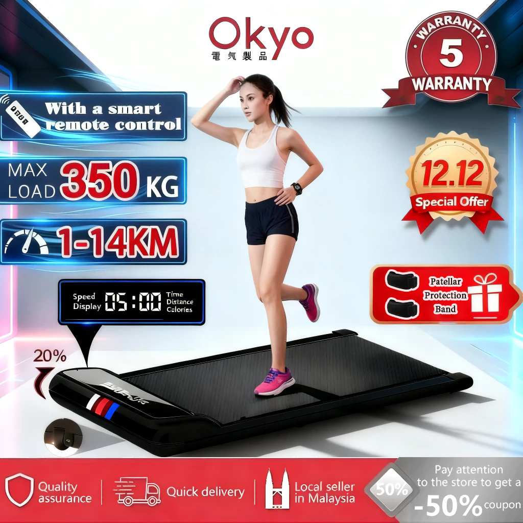 ?️‍♀️5 Year Warranty?️‍♀️walking Treadmill Walking Pad Running Smart Walking Pad Fitness Walking Machine Ultra-Thin Indo