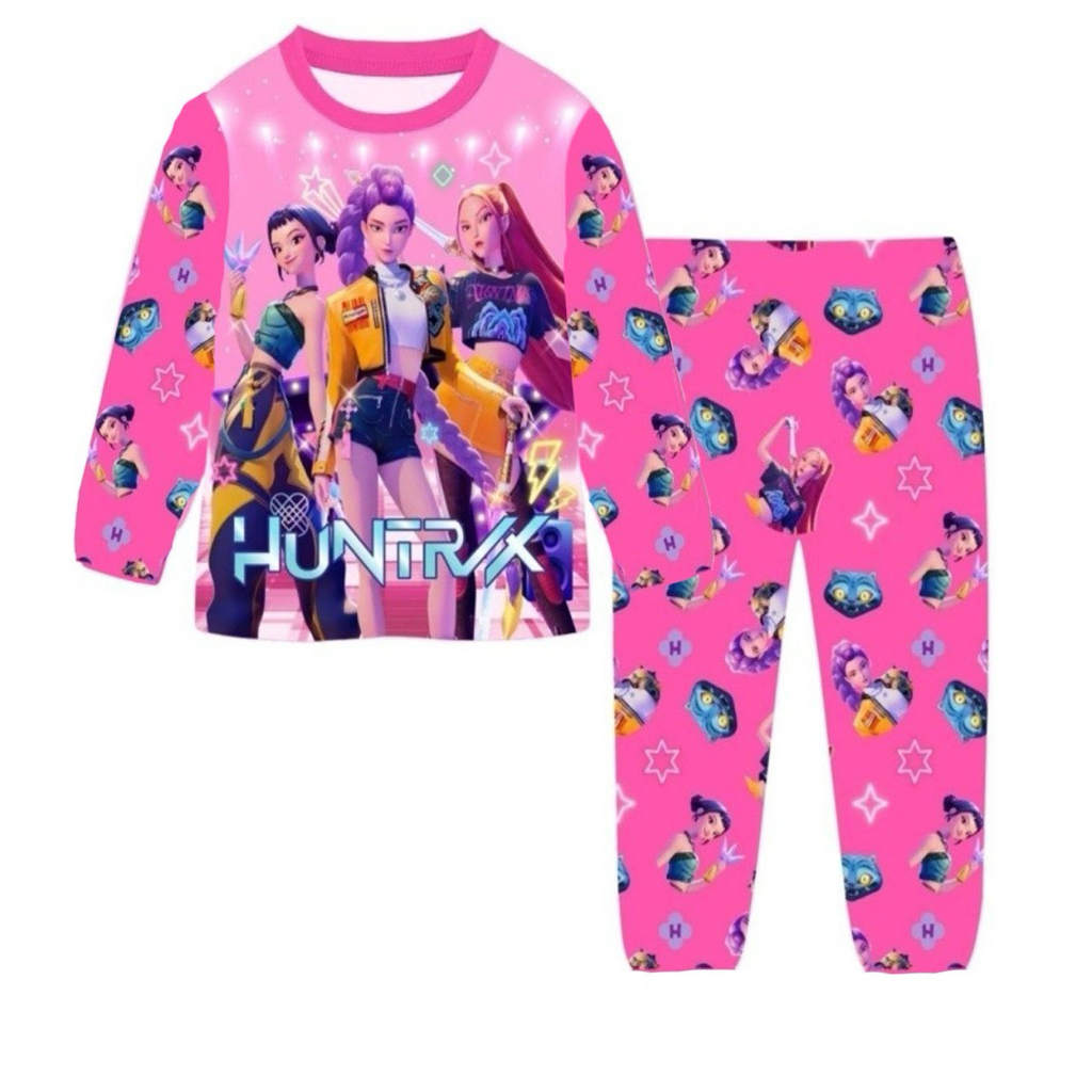Kuromi Kids pyjamas boy girl Kpop baju tidur budak perempuan baju tidur kanak baju tidur Melayu baju tidur lelaki kpop