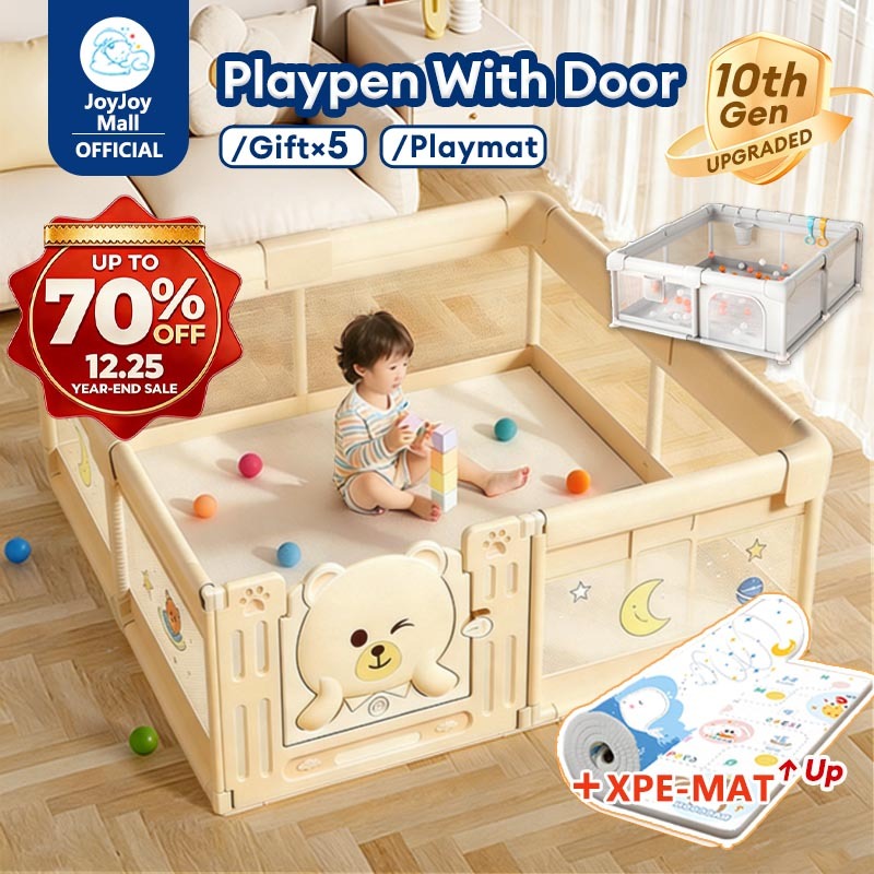 Playpen Baby Playpen Baby Foldable Pagar Baby Safety murah kandang Baby Playmat Baby Bed Fence 圍欄 兒童
