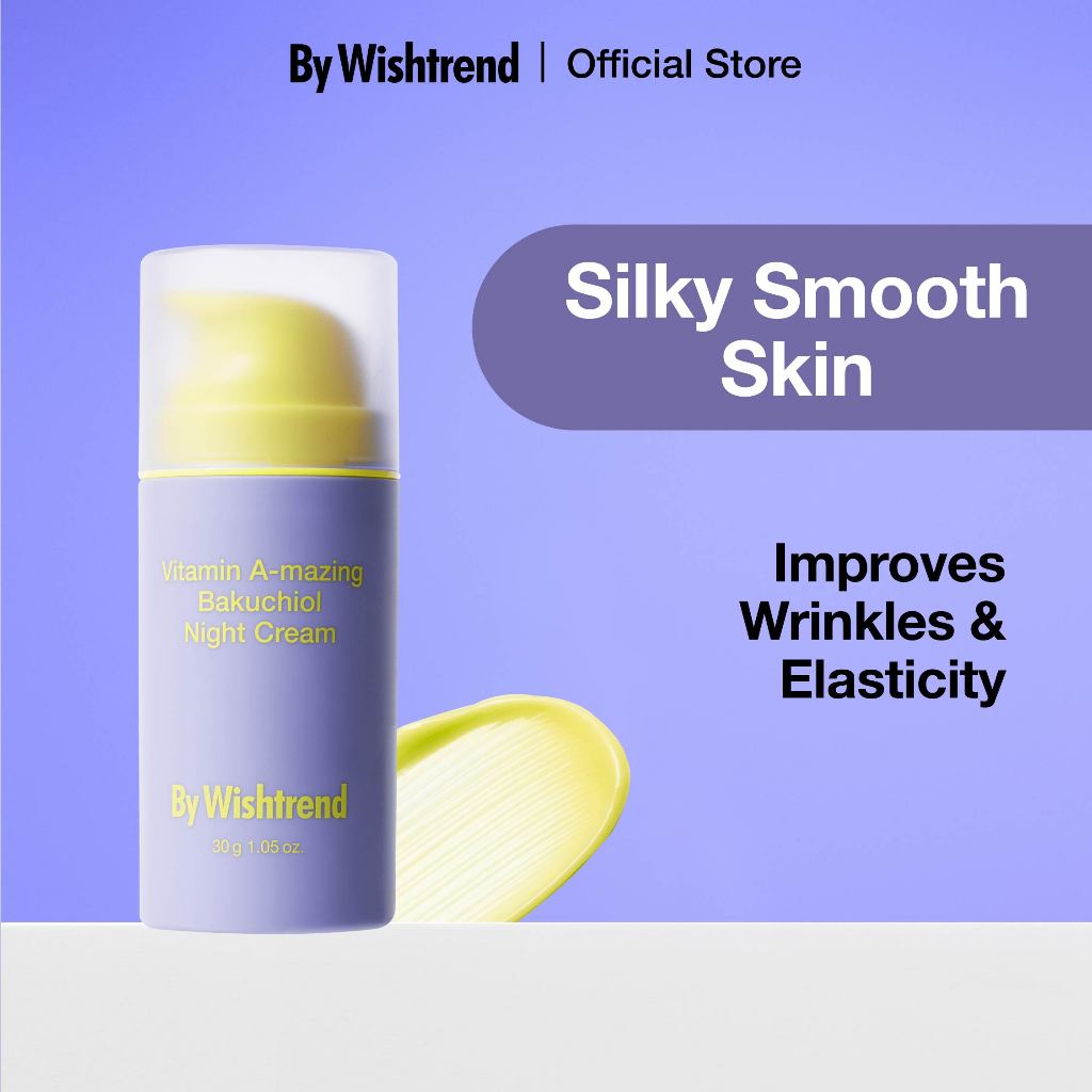 By Wishtrend Vitamin A-mazing Bakuchiol Night Cream for Anti-Aging & Wrinkle Care
