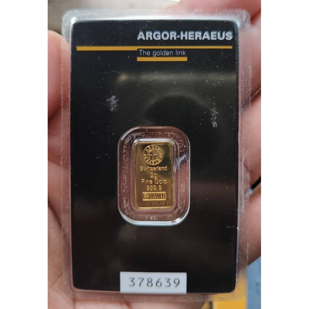 Gold bar 2gram 999.9