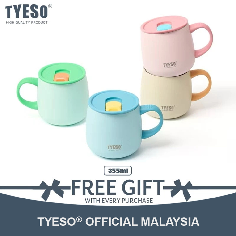TYESO PALETTE Ceramic Coffee Mug Pure Taste Temperature Retention (355ml) TS-01043