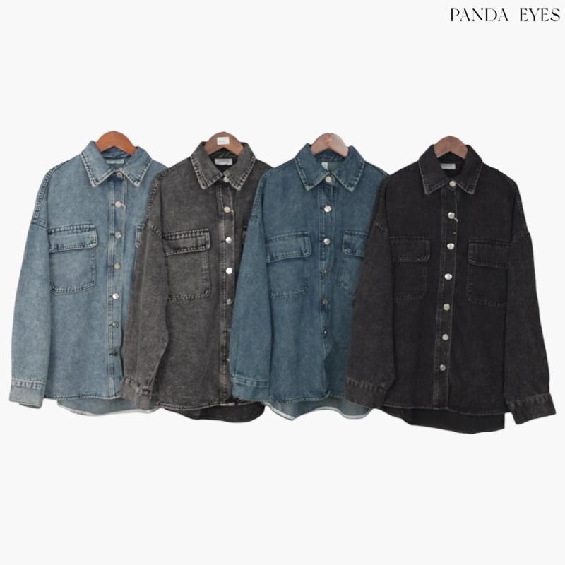 PANDAEYES ZIELA DENIM JEANS KEMEJA/JACKET (CLO-CNQY13010BL)