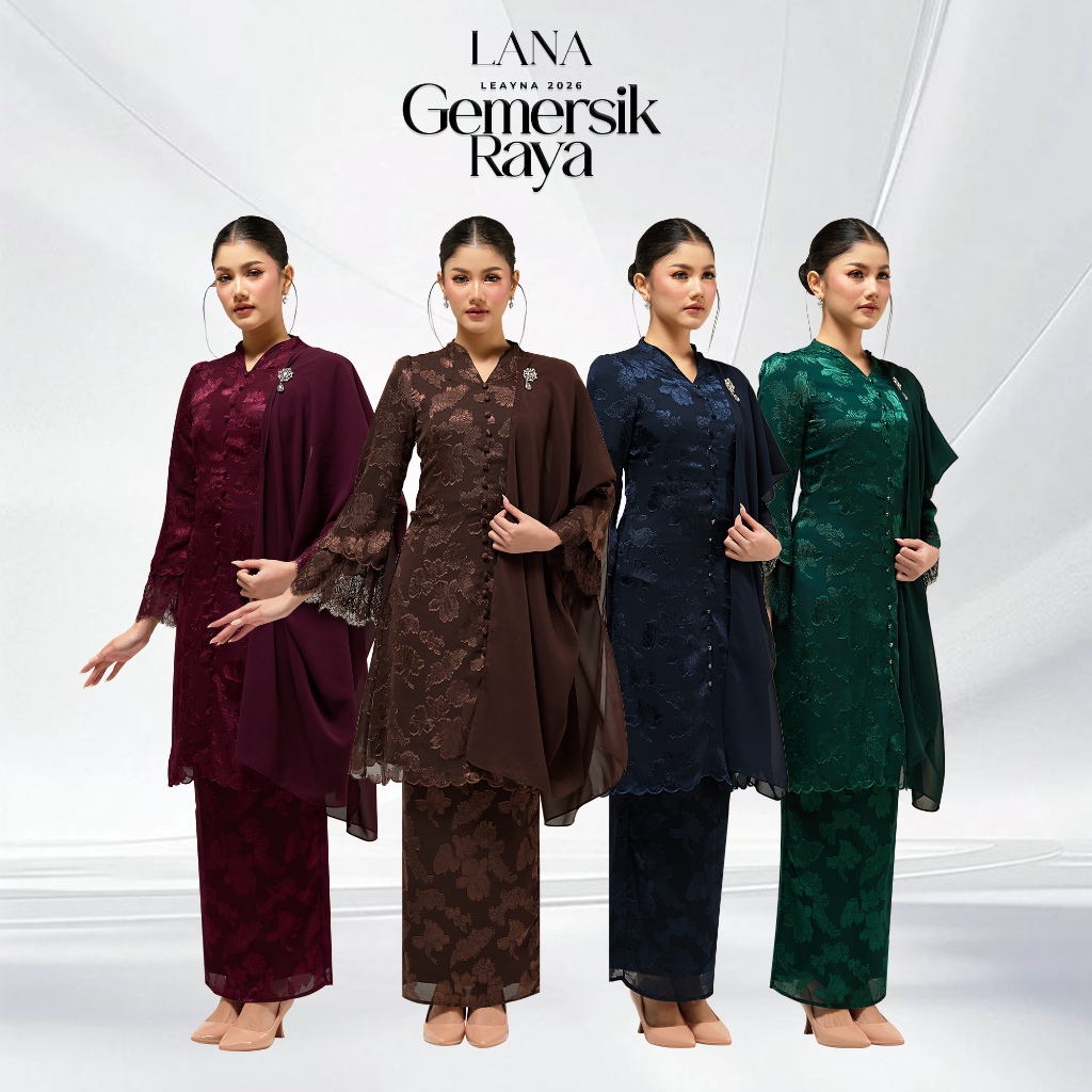 LEAYNA.CO LANA Kurung with Selendang