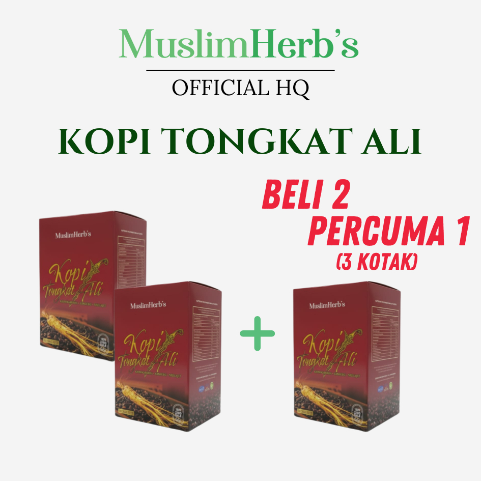 🔥OFFICIAL HQ🔥 KOPI TONGKAT ALI | SET JIMAT | MUSLIMHERB'S | MUSLIM HERB'S