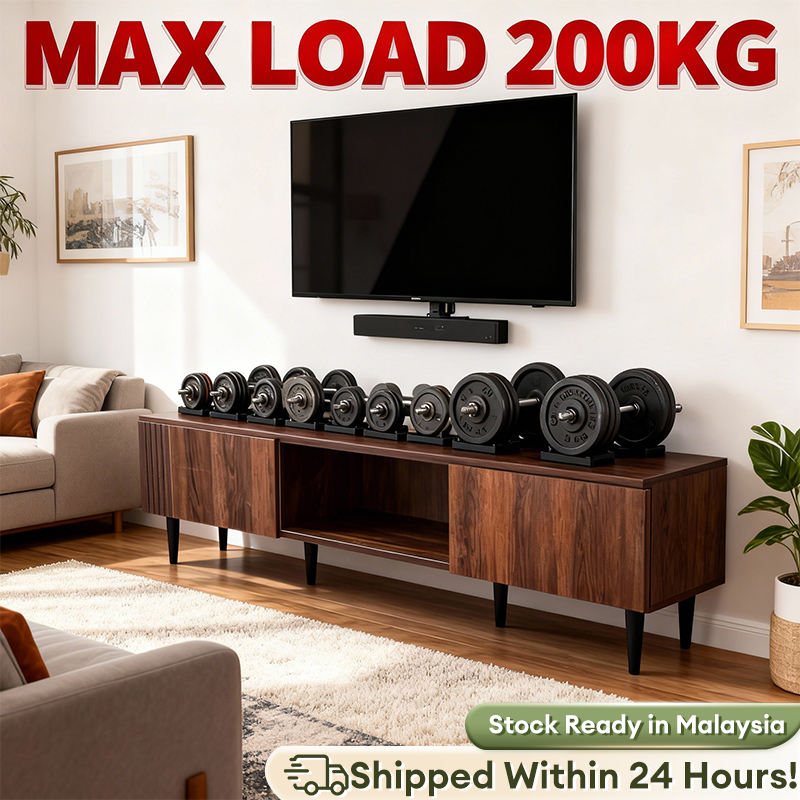 Wooden TV Cabinet/TV Media Storage Cabinet /Rak TV/Kabinet TV/Almari TV/ Console Kabinet TV 電視櫃