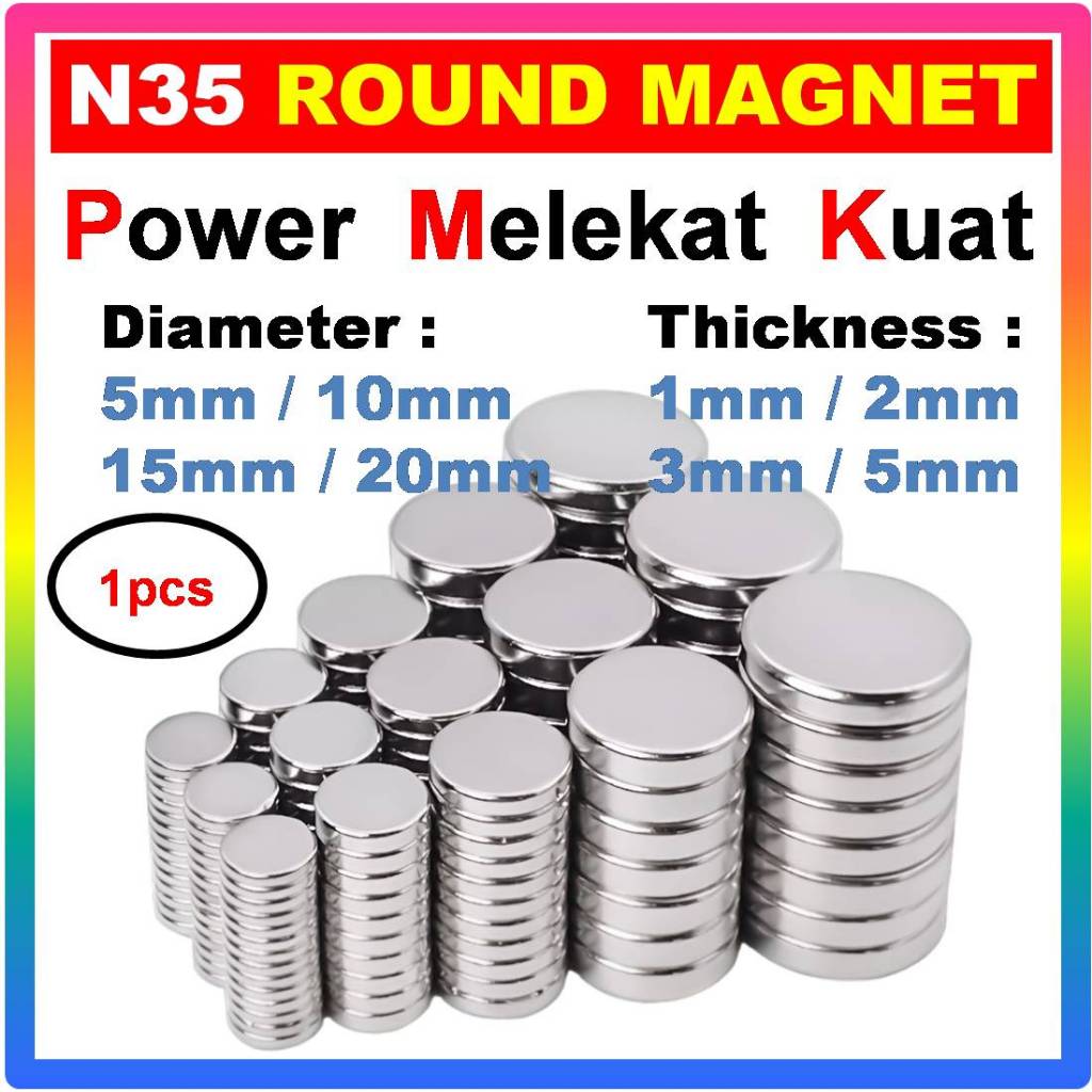 1pcs | Neodymium Magnet | Strong Magnet | Fridge Magnet | Magnet Peti Sejuk