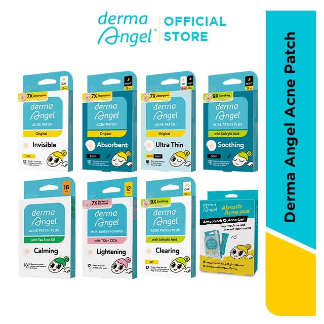Derma Angel Acne Patch Day / Night / Day & Night / Spot Lightening / Tea Tree / S.Acid Day / S.Acid Night / AcneCare Set