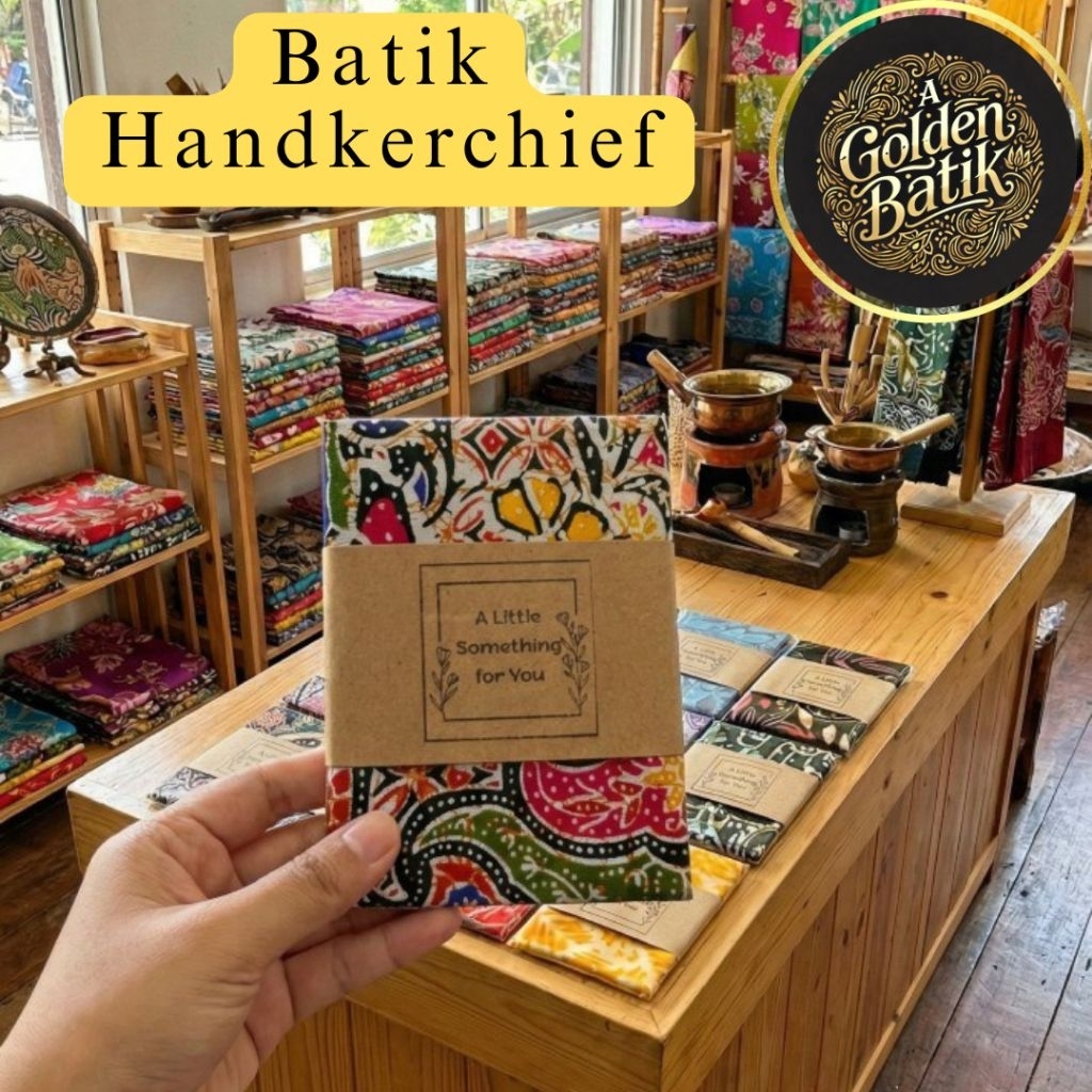 Batik Handkerchief (33cm x 33cm) Batik Scarf (45cmx 45cm) Fabric Sapu Tangan Handmade