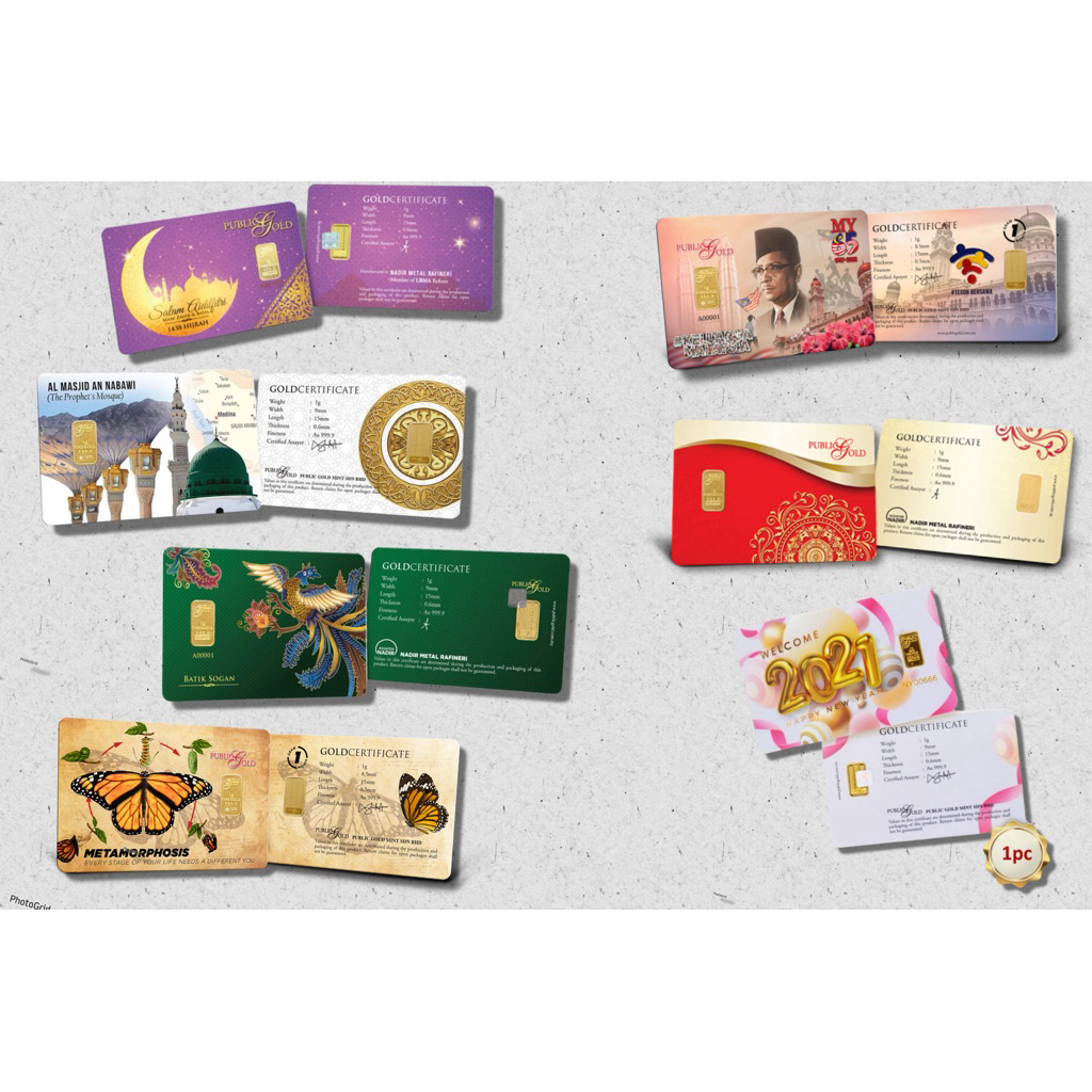 goldbar 1g Public Gold preloved AU 999.9