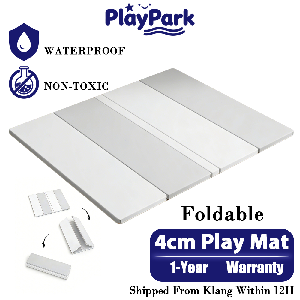 Playpark Playmat Baby Tebal 4cm Foldable Tikar Baby Play Mat Tebal Non-Slip Crawling Mat 爬爬垫