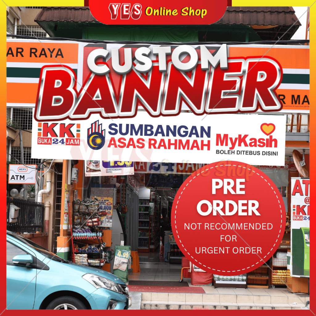 [CUSTOM] MyKasih Banner Sumbangan Asas Rahmah (SARA) - Boleh masuk logo / nama