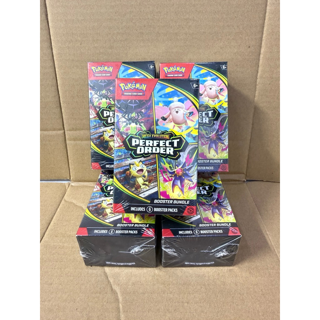 [READY STOCK] POKEMON TCG MEGA EVOLUTION PERFECT ORDER BOOSTER BUNDLE