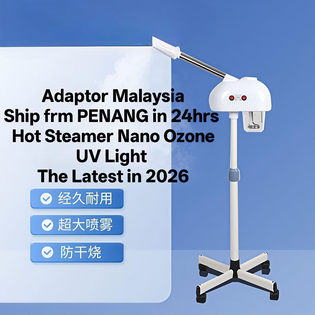 Hot facial steamer nano UV ozone ready stock Penang热喷雾机蒸脸器美容院专用面部蒸气现货