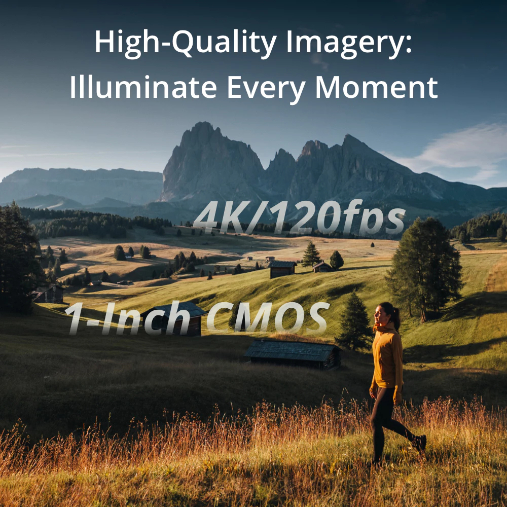 DJI Osmo Pocket 3 - Handheld 1-Inch CMOS & 4K/120fps | 3-Axis | 2-Inch Rotatable Screen