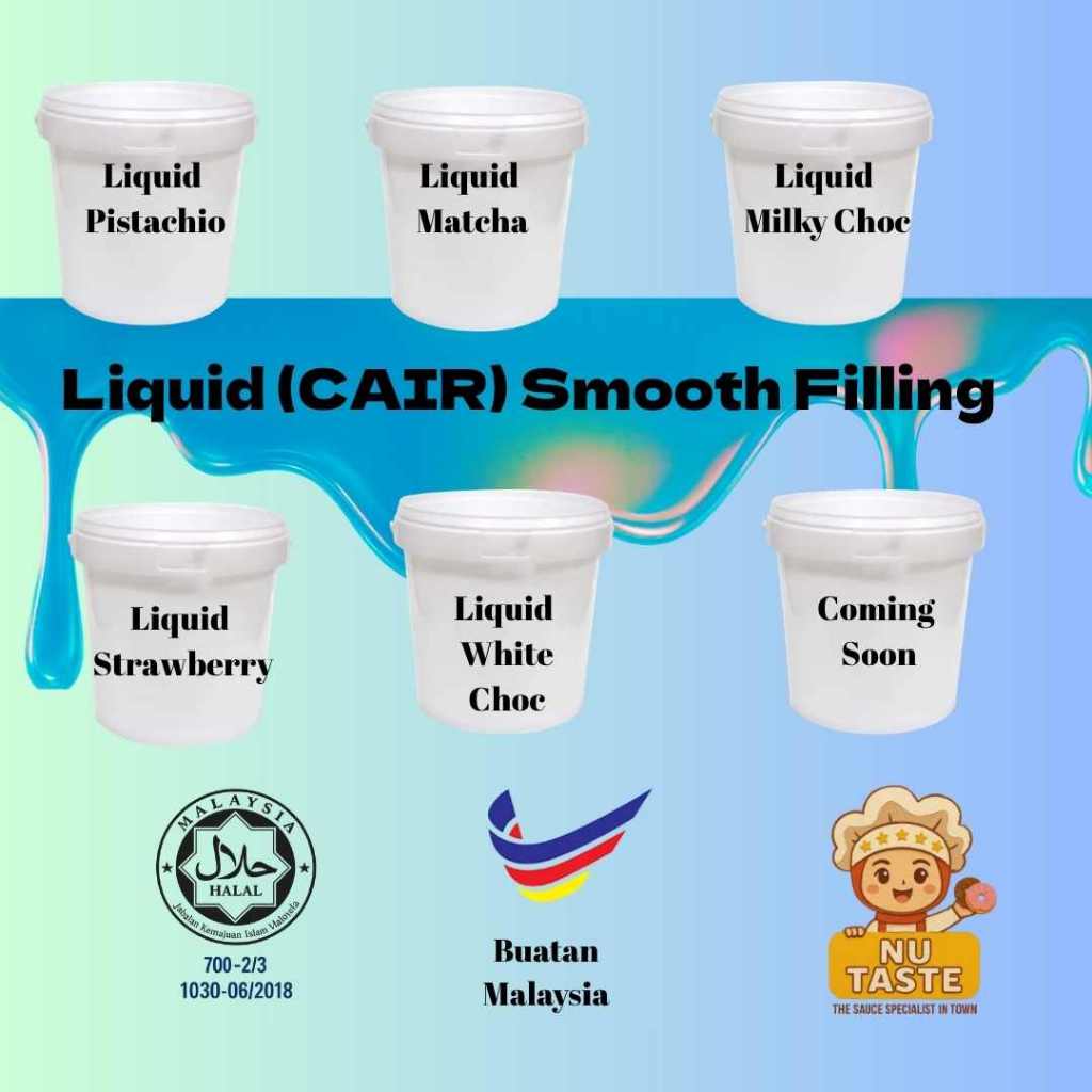 Liquid texture Sauce - Pistachio/Matcha/Milky Choc