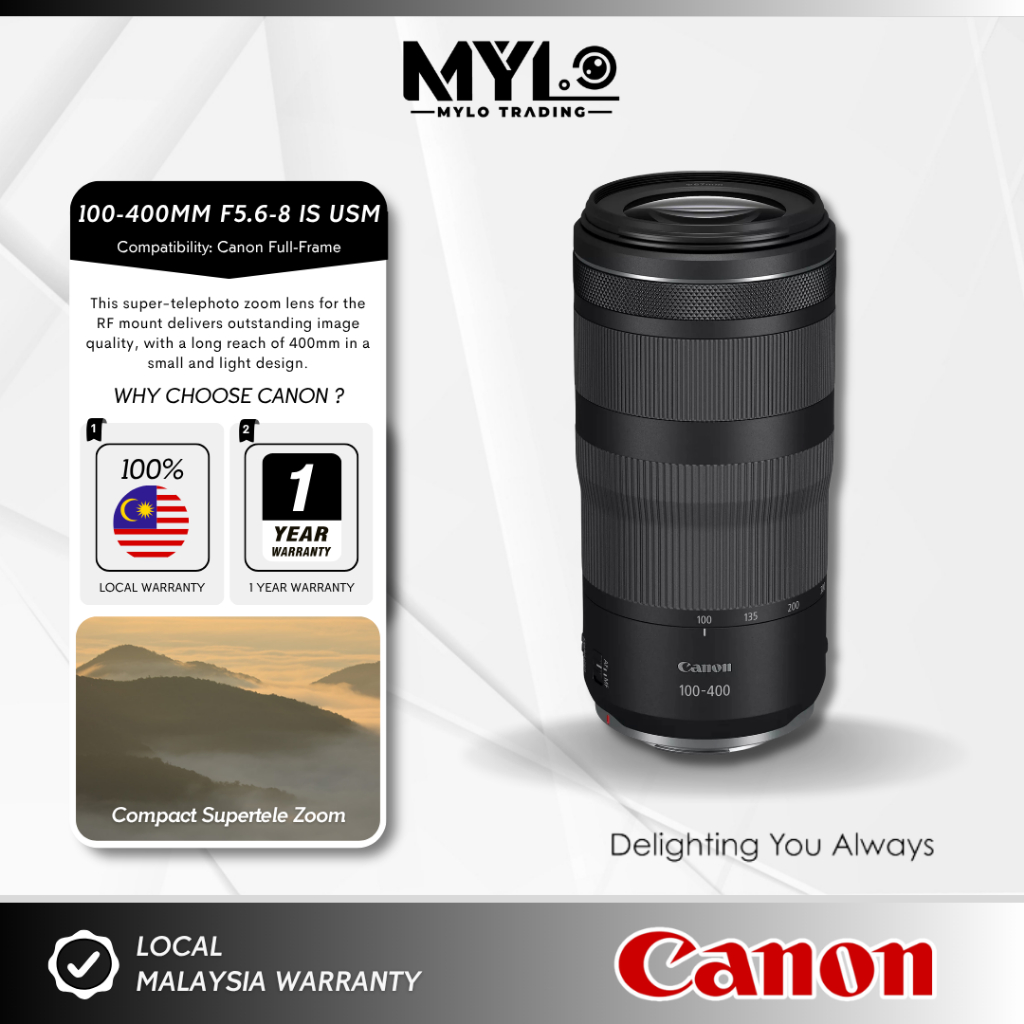 Canon RF 100-400mm f/5.6-8 IS USM Lens