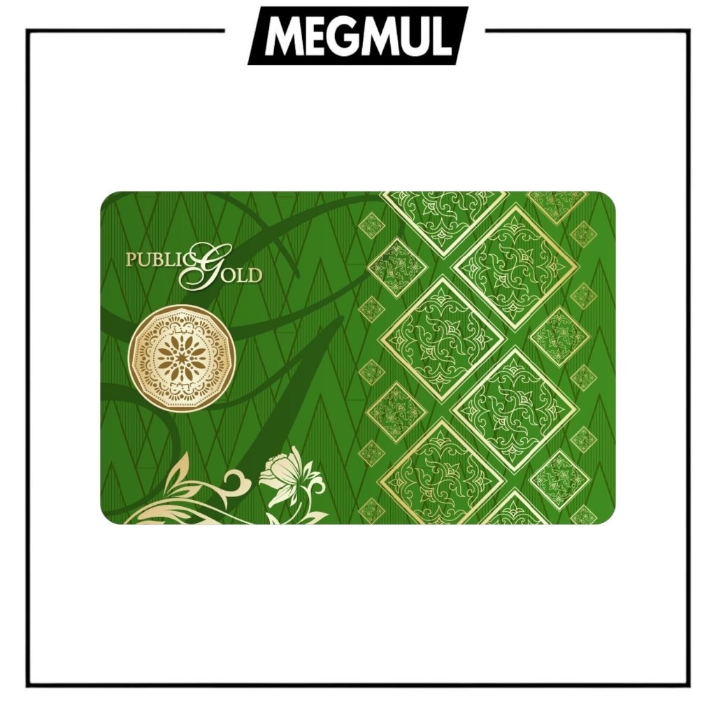 Public Gold PG 1/2 Dinar 2.125g 999.9 Gold Dinar (Flower Geometry) 1/2&hellip;