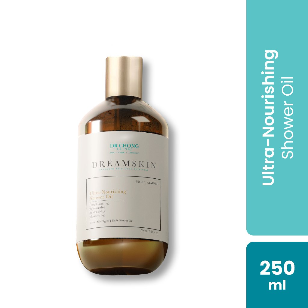 [DR CHONG CLINIC] Dreamskin Shower Oil | Nourishing | Rejuvenating | Soothing | Deep cleansing | Sweet Almond