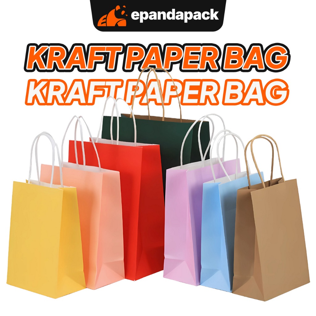 Paper Bag Beg Kertas Cenderahati Kraft Door Gift Bag Wedding Majlis Birthday Hadiah Packaging