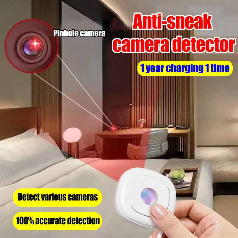 Hidden Camera Detector Infrared Scanner Anti Spy Camera Finder Portable Hotel Travel Safety Device 防偷拍探测器