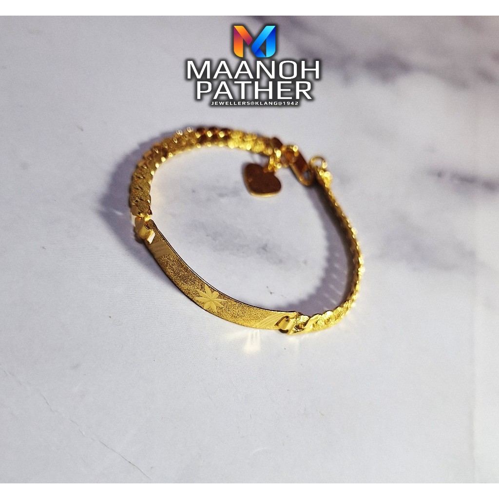 5.39GM-916 BABY BRACELET-916 BABY GELANG-916 BABY DHUNHILL BRACELET-916 GOLD BRACELET-916 BRACELET-916 BABY DHUNHILL GEL