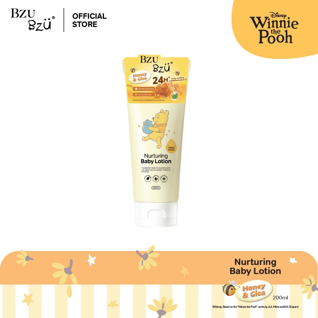 BZU BZU Winnie The Pooh Nurturing Baby Lotion (Honey & Cica) (200ml)