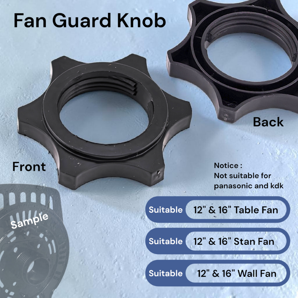 Universal 12" And 16" Stand Fan Table Fan Wall Fan Fan Guard Nett Knob