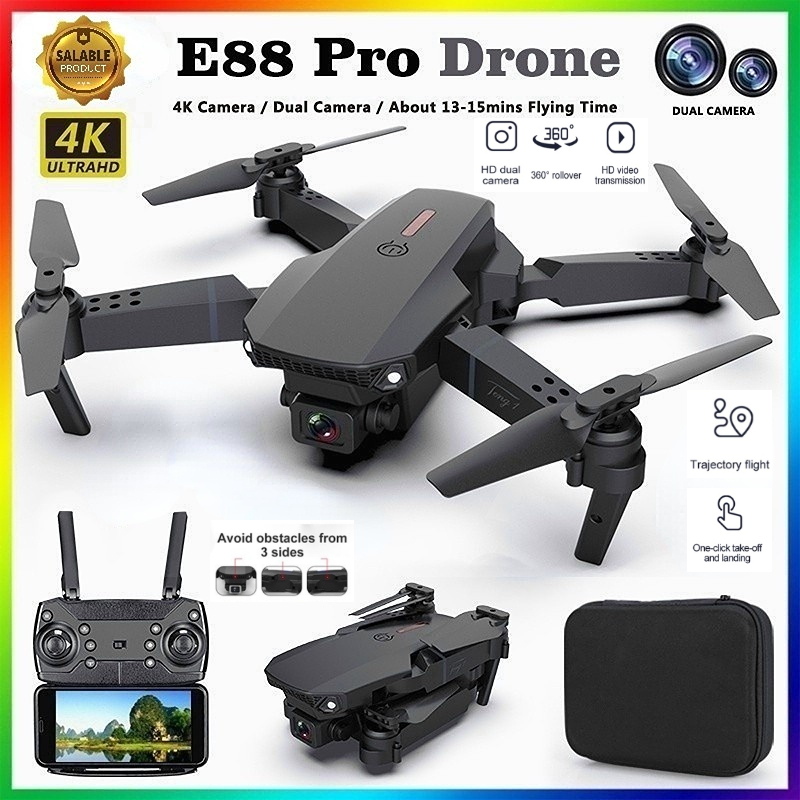 2026 E88/E99 Pro Drone 4K HD dual camera WiFi remote control dron portable mini aircraft