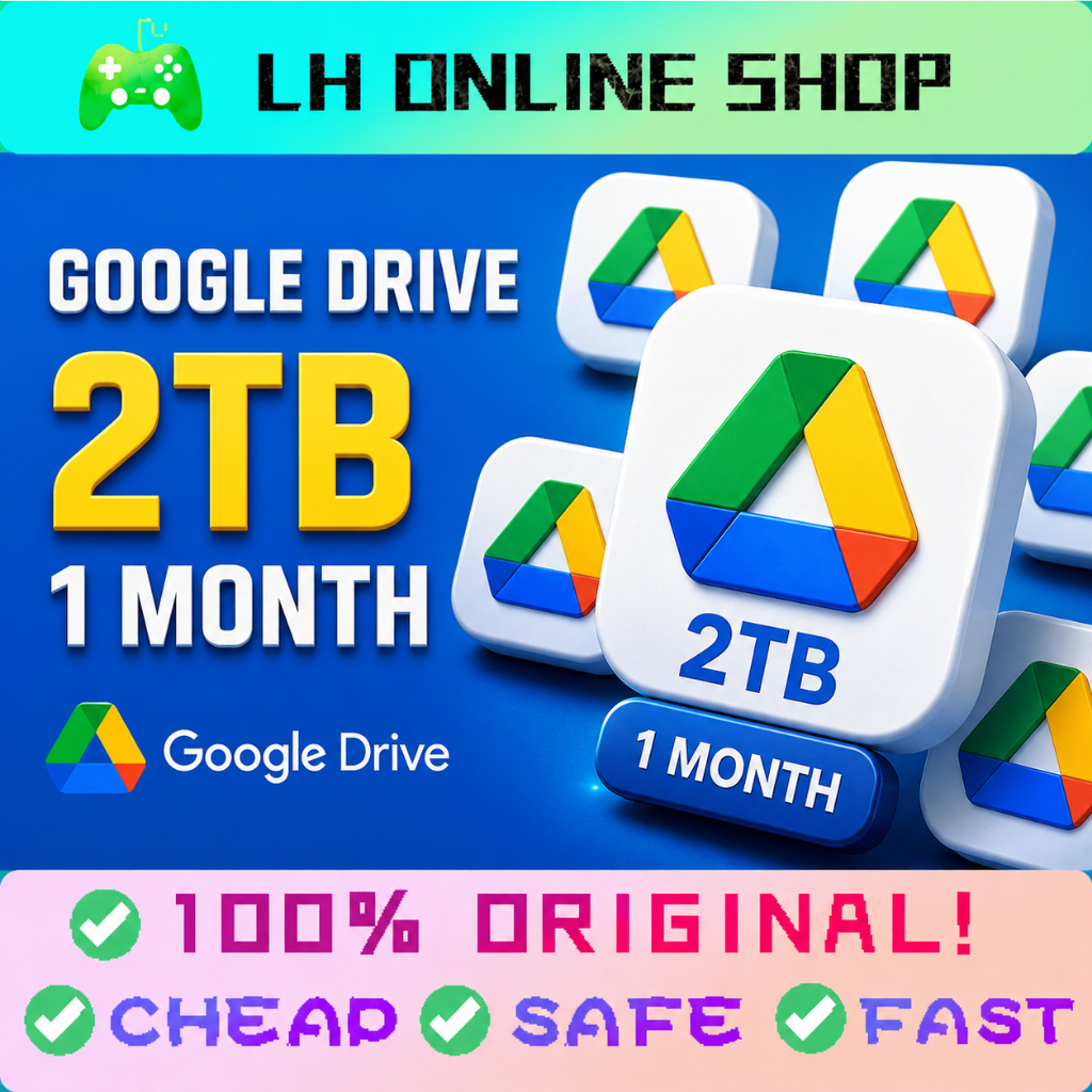 [Google Drive] GOOGLE DRIVE 2TB + GEMINI AI PRO 1 MONTH SHARING | Private & Stable
