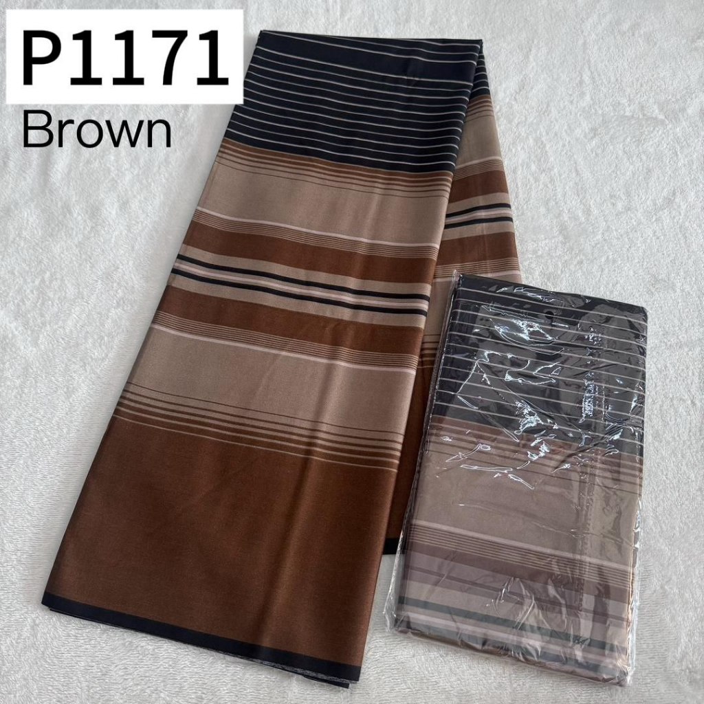 (JAHIT TEPI SAHAJA) KAIN PELIKAT FASHION CLASSIC & SARUNG PELIKAT / KAIN PELIKAT F&C COLLECTION/ KAIN PELIKAT HITAM