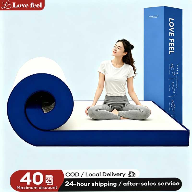 LF Tilam Latex 9CM Thick Foldable Mattress Cooling Spine Support Queen/Single