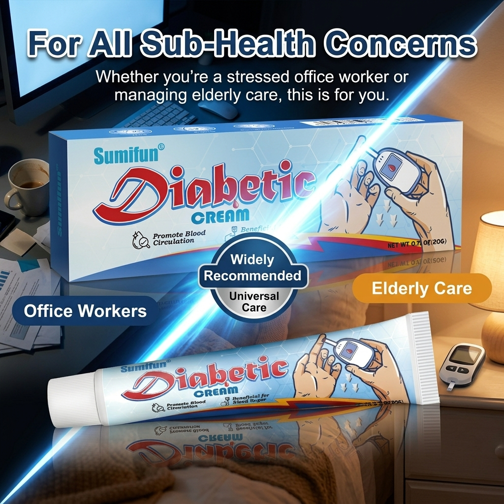 Diabetic Skin Care Cream Assist Regulate Blood Sugar Relieve Common Sub-health Discomfo…