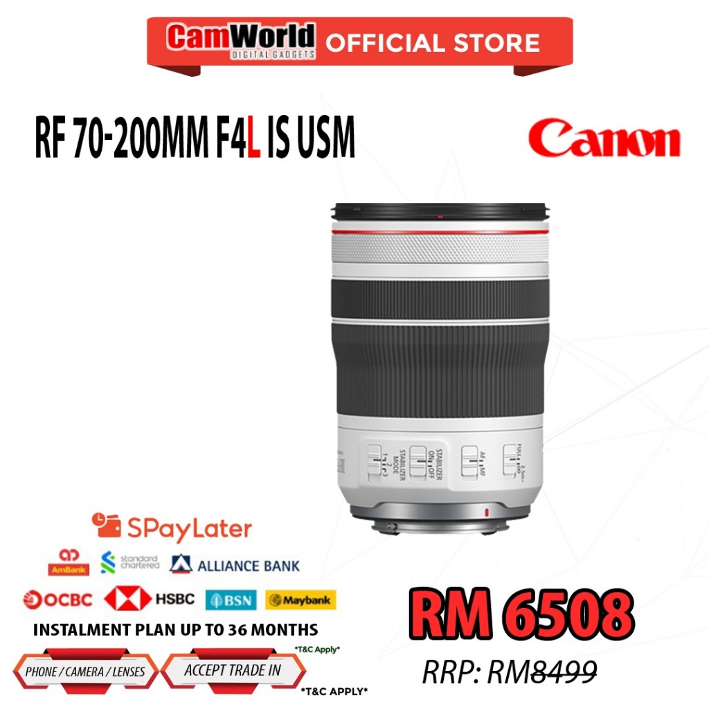 Canon RF 70-200mm F4L IS USM CANON MALAYSIA