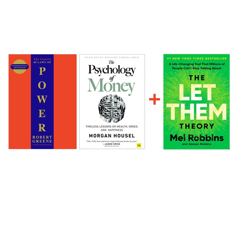 【Buy 2, get 1 free】The Concise 48 Laws Of Powe,The Psychology of Money,The Let Them Theory by Mel Robbins