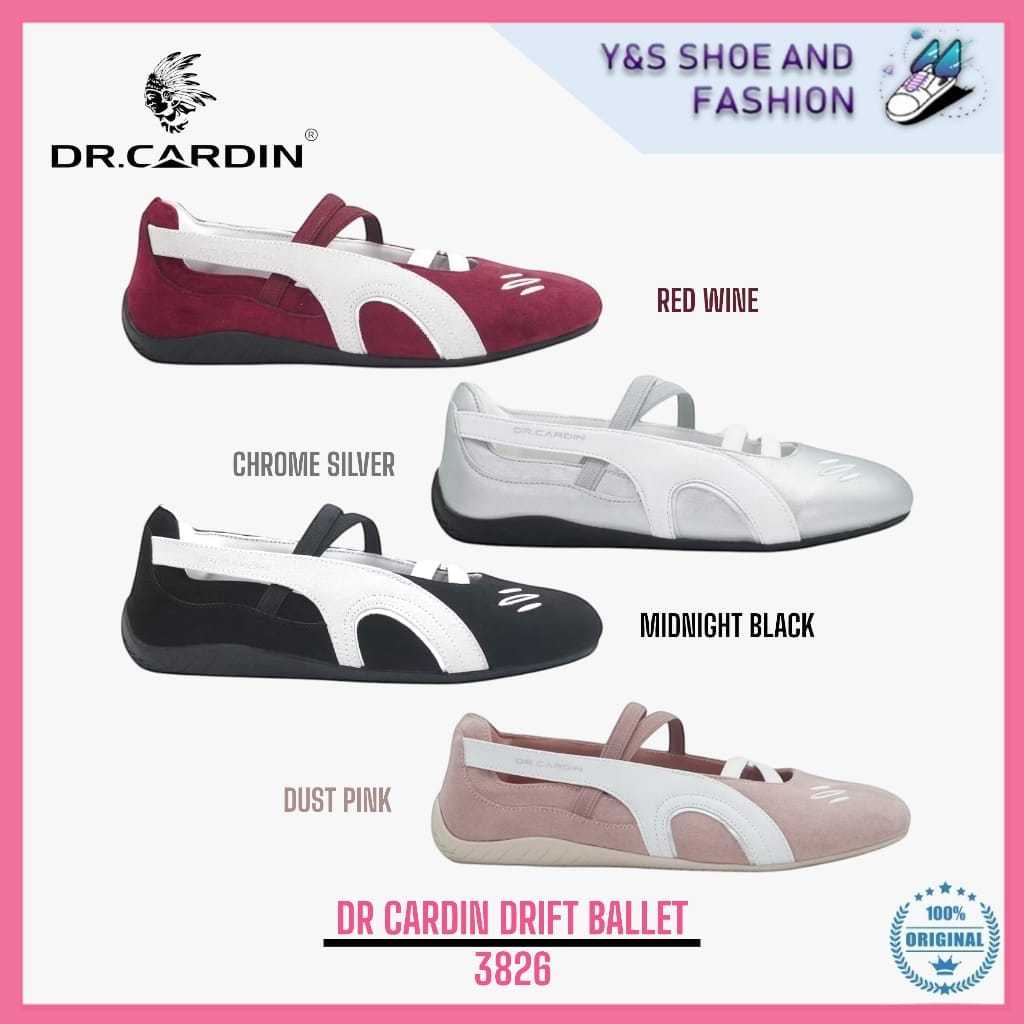 [ORIGINAL] Dr Cardin Drift Ballet Ladies Comfort Sneaker / MaryJanes L-RQA-3826 Kasut Bella Astillah