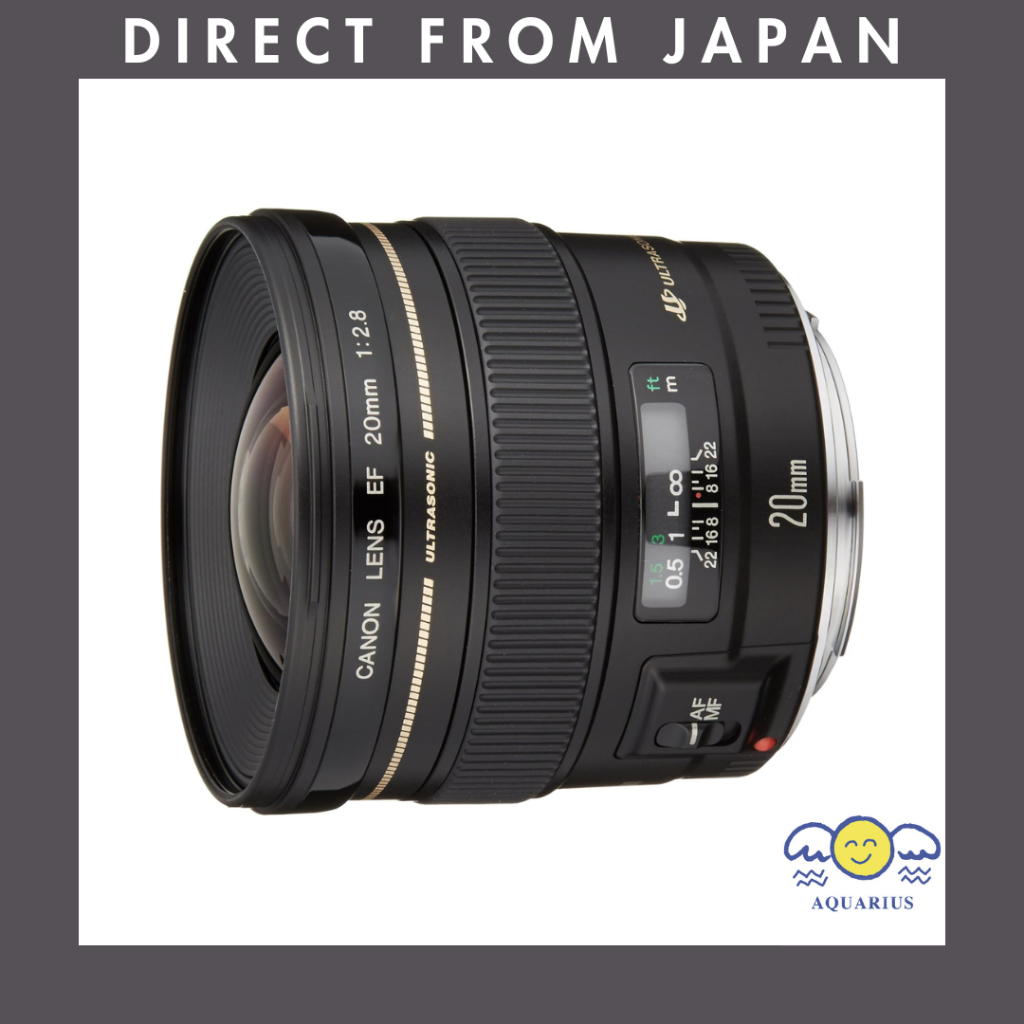【Used】Canon Prime Lens EF 20mm F/2.8 USM Full-frame compatible Fully Tested in Japan, Works Perfectly Direct from Japan