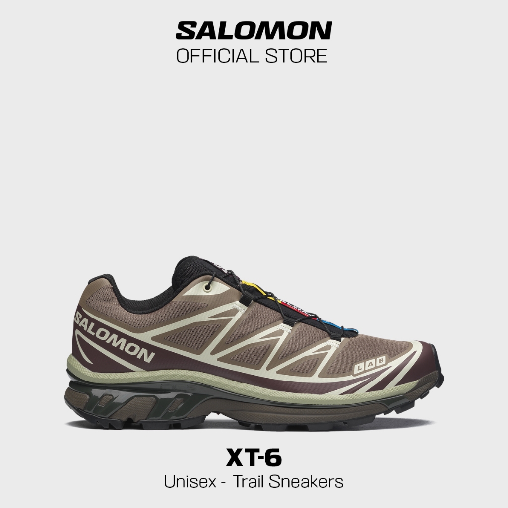 SALOMON Unisex XT-6 Sportstyle Sneakers [L49209700] Walnut/Huckleberry L49209700