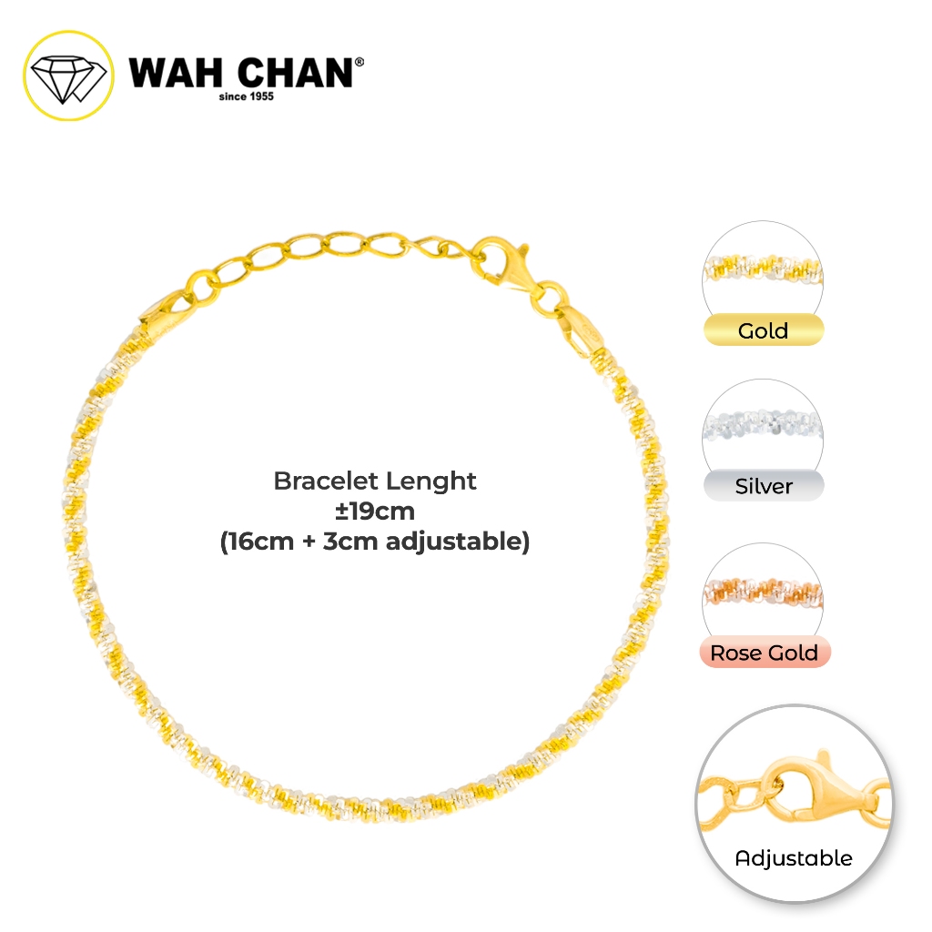TOP SELLER - WAH CHAN S925 ITALIAN Silver Bracelet - Rock Chain N2B00001