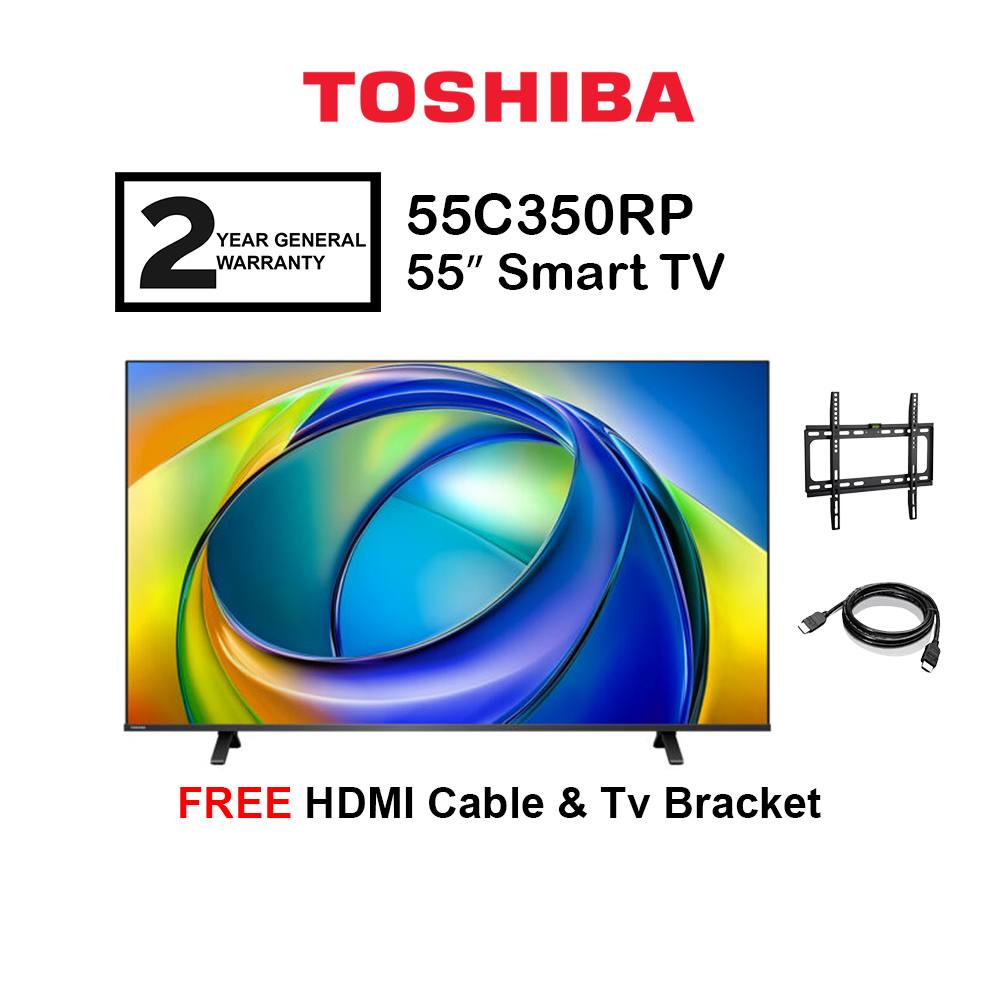 Toshiba 50″ 4k Smart Tv C350RP 50C350RP / 55'' 55C350RP Television (FREE TV BRACKET AND HDMI)