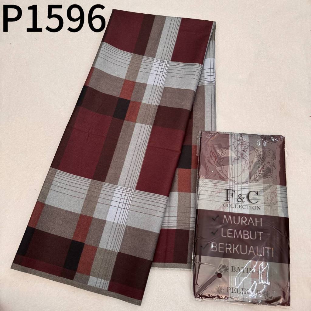 (JAHIT TEPI SAHAJA) KAIN PELIKAT VIRAL/ KAIN PELIKAT FASHION CLASSIC/KAIN PELIKAT SIAP JAHIT/KAIN PELIKAT F&C Collection