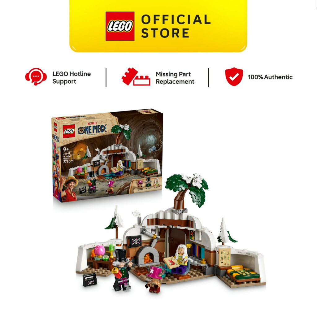LEGO ONE PIECE 75641 Dr. Hiriluk's Hideout (271 Pieces)