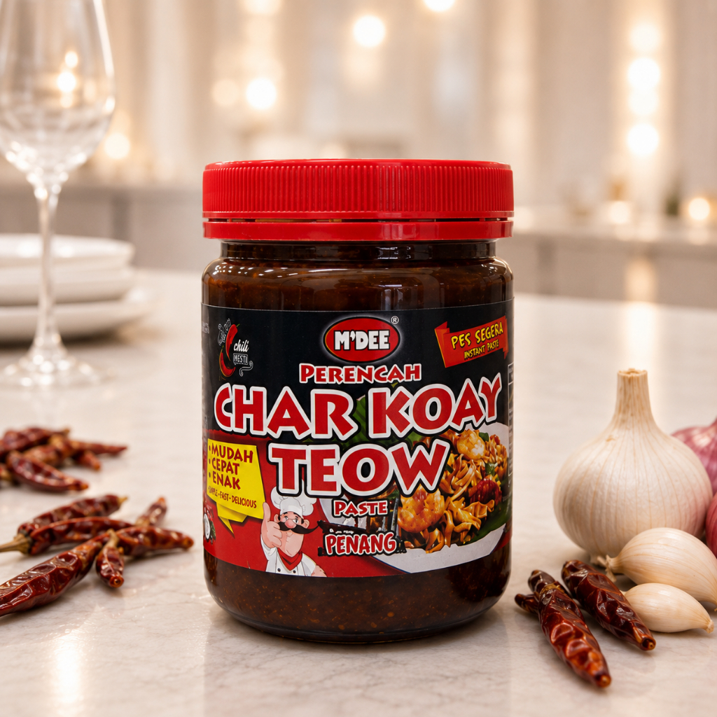 Perencah Char Koay Kuey Teow Penang 250g - BOTOL KACA Cooking Food Cooking Food paste  char Spicy
