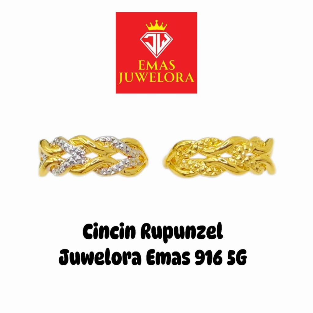 Juwelora Emas 916 3L I Cincin Rupunzel I Emas 916 #emasbajet #emas916 #emasmalaysia